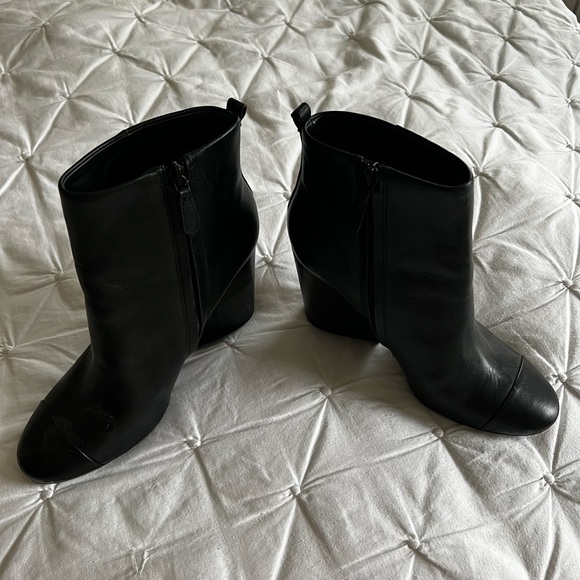 Tory Burch Shoes - Tory Burch Grove Block Wedge Bootie